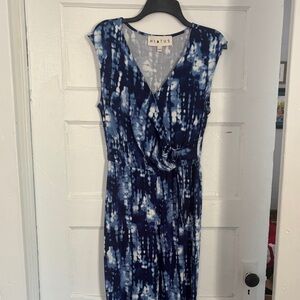Hiatus Navy Tie-Dye Women's Jumpsuit